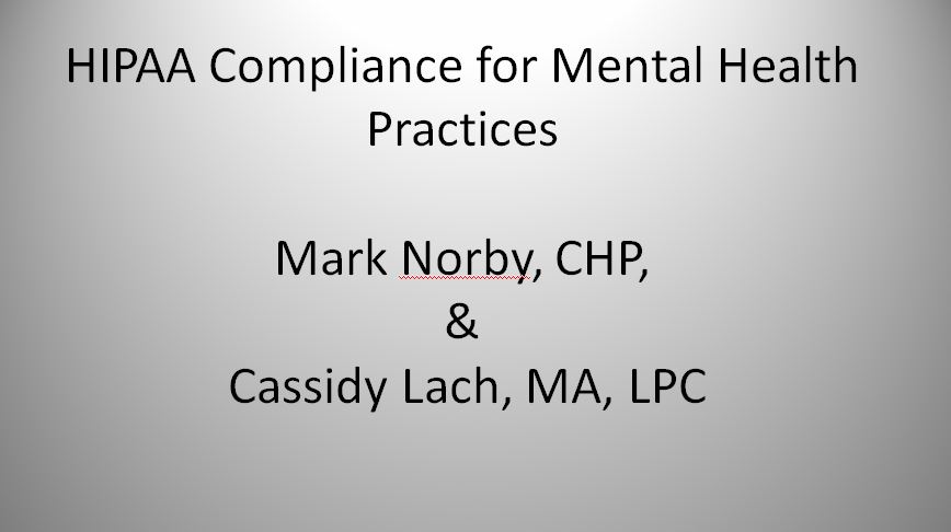 HIPPA-Compliance-Mental-Health-Presentation